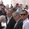 Robert de Niro et son jury dégustent l'aïoli offert par le maire de Cannes, le 20 mai 2011. Thierry Frémaux, délégué général du festival.