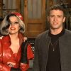 Lady Gaga et Justin Timberlake présentent le dernier épisode du Saturday Night Live, le 21 mai 2011