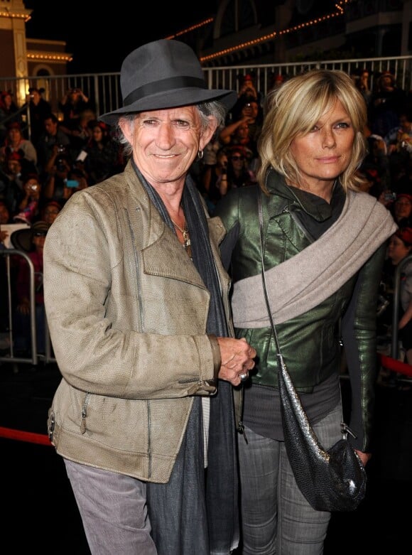 Keith Richards et sa femme depuis 28 ans Patti Hansen ! 