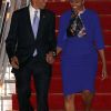 Barack et Michelle Obama arrivent à Londres, lundi soir, le 23 mai 2011.