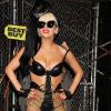Lady Gaga, promotion de l'album Born This Way, à New York, le 23 mai 2011. Un look de plus en plus trash...