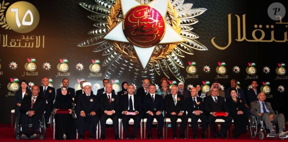 En cette journée de célébration, le roi Abdullah II va remettre des médailles à une vingtaine de Jordaniens. Amman, 25 mai 2011