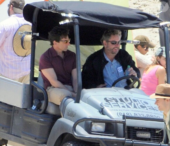 Steve Carell sur le tournage de Seeking a friend for the end of the world, à Malibu, le 26 mai 2011.