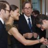 Victoria et Daniel de Suède à un dîner donné par l'ambassadeur de Suède à Berlin, le 26 mai 2011.
Après Munich, ils ont poursuivi leur visite officielle en Allemagne à Berlin, les 26 et 27 mai 2011.