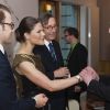 Victoria et Daniel de Suède à un dîner donné par l'ambassadeur de Suède à Berlin, le 26 mai 2011.
Après Munich, ils ont poursuivi leur visite officielle en Allemagne à Berlin, les 26 et 27 mai 2011.