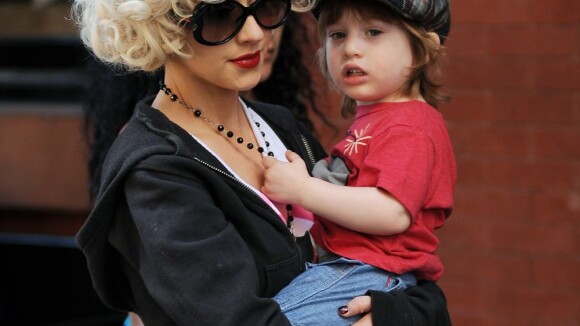 Christina Aguilera : Son petit Max Liron, trois ans, est déjà un caïd !