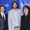 Le nouveau trio de Mon Oncle Charlie - Ashton Kutcher, Jon Cryer et Angus T. jones - soirée CBS à New York, le 18 mai 2011