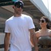 Kim Kardashian et son fiancé Kris Humphries 
