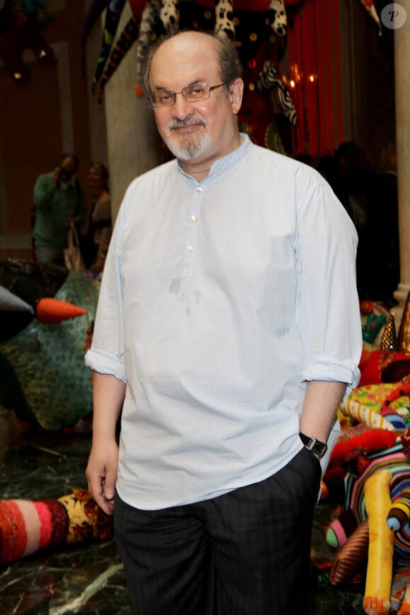 Salman Rushdie lors de la soirée d'ouverture de l'exposition 'Il Mondo Vi Appartiene', au Palais Grassi à Venise, le 1er juin 2011.