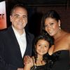 Jean-Georges Vongerichten, sa femme Marja et leur fille Chloe lors de la soirée de présentation de la série télévisée Kimchi Chronicles à New York le 1er juin 2011