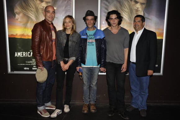 L'équipe du film lors de l'avant-première d'American Translation le 7 juin 2011