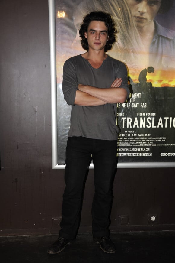 Pierre Perrier lors de l'avant-première du film American Translation le 7 juin 2011