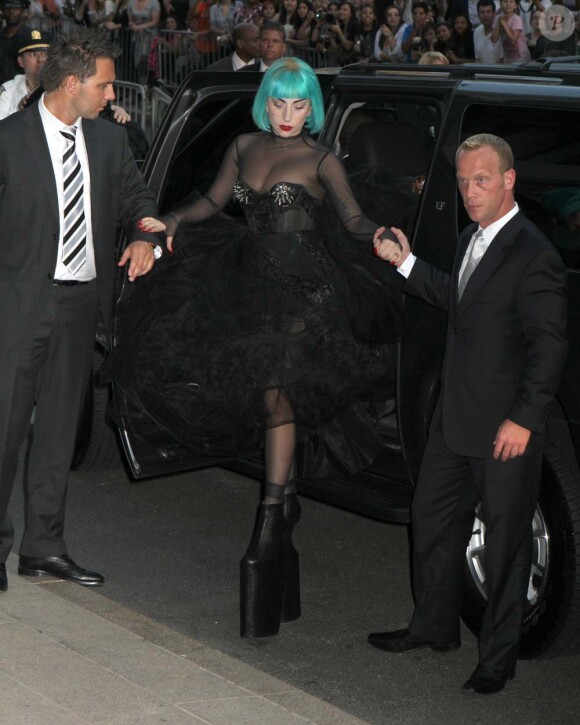 Lady Gaga au CFDA Fashion Awards, à New York, le 6 juin 2011.