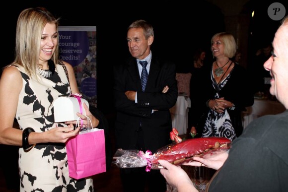 La princesse Maxima des Pays-Bas participait, le 9 juin 2011, à une conférence de l'European Microfinance Network, à Amsterdam.