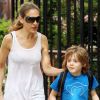 Sarah Jessica Parker profite de son adorable fils James en l'emmenant à l'école à New York le 10 juin 2011