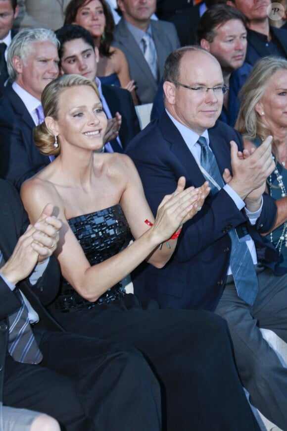 Charlene Wittstock et le prince Albert le 27 mai 2011.
