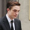 Robert Pattinson durant le tournage de Cosmopolis à Toronto le 29 mai 2011