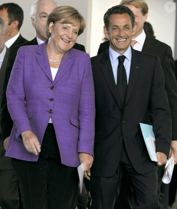 Angela Merkel  et Nicolas Sarkozy, si complices ! A Berlin, le 31 août 2009