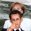 Angela Merkel  et Nicolas Sarkozy : une amitié à laquelle il ne faut pas toucher ! A L'Aquila, 9 juillet 2009