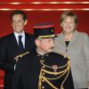 Angela Merkel  et Nicolas Sarkozy le 18 octobre 2010 à Deauville... Tels deux enfants pris en flagrant délit !