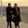 Angela Merkel  et Nicolas Sarkozy... Sur les planches de Deauville... Chabadabada ! Le 18 octobre 2010