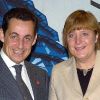 Angela Merkel  et Nicolas Sarkozy à Berlin le 26 octobre 2004