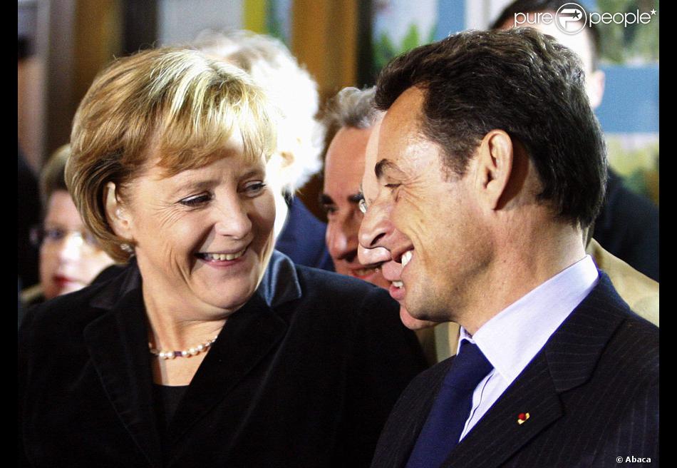 Angela Merkel Et Nicolas Sarkozy Le 12 Novembre 2007 Purepeople