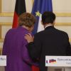 Angela Merkel  et Nicolas Sarkozy... Un duo inégalable ! Le 11 juin 2009