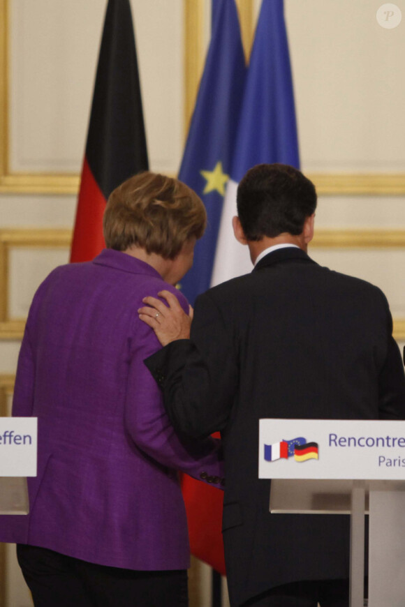 Angela Merkel  et Nicolas Sarkozy... Un duo inégalable ! Le 11 juin 2009