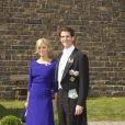 Le prince Pavlos, diadoque de Grèce, et la princesse Marie-Chantal assistaient, le 18  juin 2011, au mariage religieux de la princesse Nathalie de  Sayn-Wittgenstein-Berleburg et d'Alexander Johanssmann, en l'église  protestante de Bad Berleburg, en Allemagne.