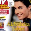 Alessandra Sublet, en couverture de TV Grandes Chaînes en kiosque le 20 juin 2011.