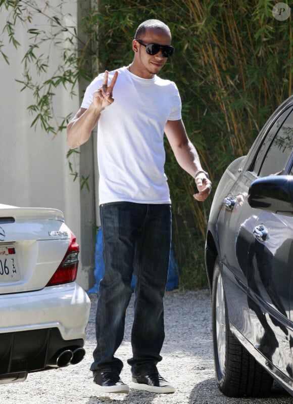 Lewis Hamilton à Beverly Hills le 20 juin 2011