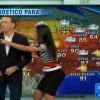 Tom Hanks présentant la météo dans l'émission Despierta America sur la chaîne Univison, le 21 juin 2011.