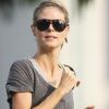 Heidi Klum dans les rues de New York en plein jogging le 22 juin 2011