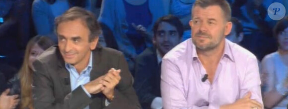 Les deux complices Eric Zemmour et Eric Naulleau, lors de la dernière émission de On n'est pas couché, le 25 juin sur France 2. Ils reviennent sur leurs parcours. 