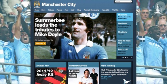 Mike Doyle, légende de Manchester City, est mort le 27 juin 2011 à l'âge de 64 ans.