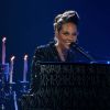 Alicia Keys présente son spectacle Piano & I à l'occasion du dixième anniversaire de l'album Songs in A Minor, à Paris, le 11 juin 2011.