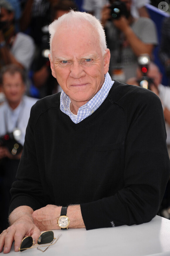 Malcolm McDowell au festival de Cannes en mai 2011