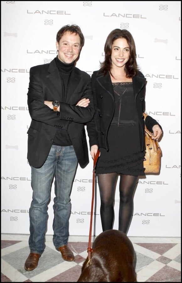 Davy Sardou et son épouse Noémie Elbaz en novembre 2010.