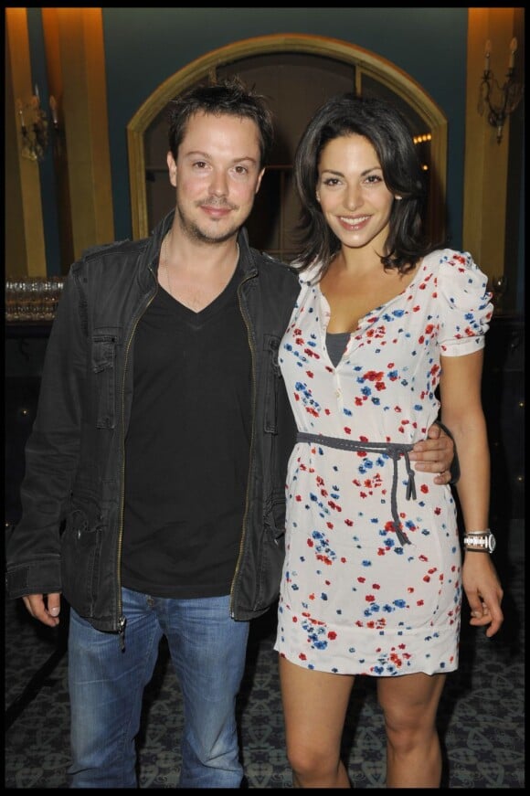 Davy Sardou et son épouse Noémie Elbaz en juin 2010.