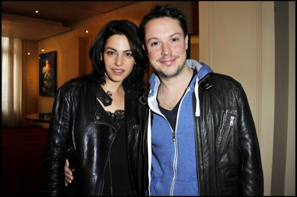 Davy Sardou et son épouse Noémie Elbaz en janvier 2011.