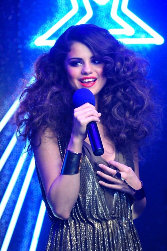 Selena Gomez, sur le tournage de son clip I love you like a love song, en mai 2011.