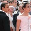 Charlotte Casiraghi et son fiancé, Alex Dellal, lors de la cérémonie  religieuse  du mariage du prince Albert et de Charlene Wittstock, à  Monaco, le 2  juillet 2011