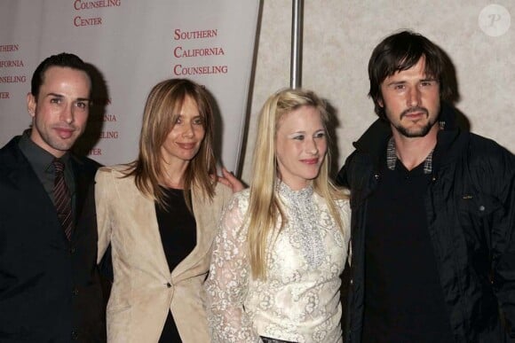 Alexis, Rosanna, Patricia et David Arquette, à Los Angeles, le 20 mai 2004.