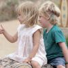 Tori Spelling, enceinte de son troisième enfant et son mari Dean McDermott ont emmené leurs enfants Liam et Stella au parc à Los Angeles, le 3 juillet 2011. 