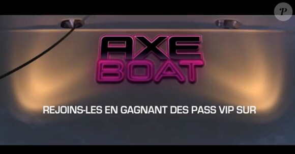Tony Parker et Jérôme Commandeur jouent aux maîtres de l'olympe des très sexy Axe Angels du Axe Boat 2011...