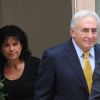 Dominique Strauss-Kahn se rend à une rénion avec ses avocats, à New York, le 6 juillet 2011. Anne Sinclair l'accompagne comme toujours.