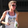 Gisele Bündchen sort de la salle de gym après une séance de sport très intense ! Los Angeles, 8 juillet 2011