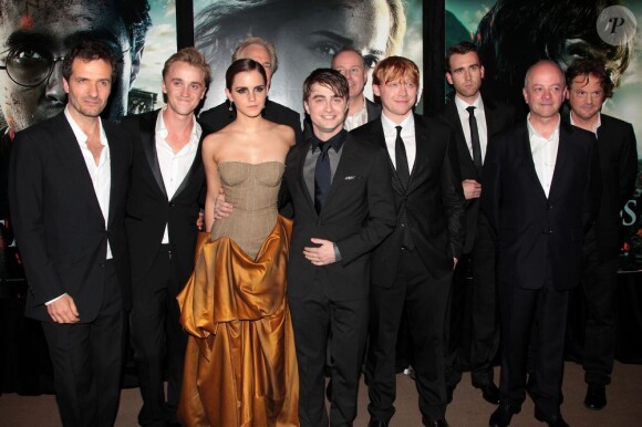 Les héros d'Harry Potter et les Reliques de la Mort-Partie 2 à New York le 11 juillet 2011