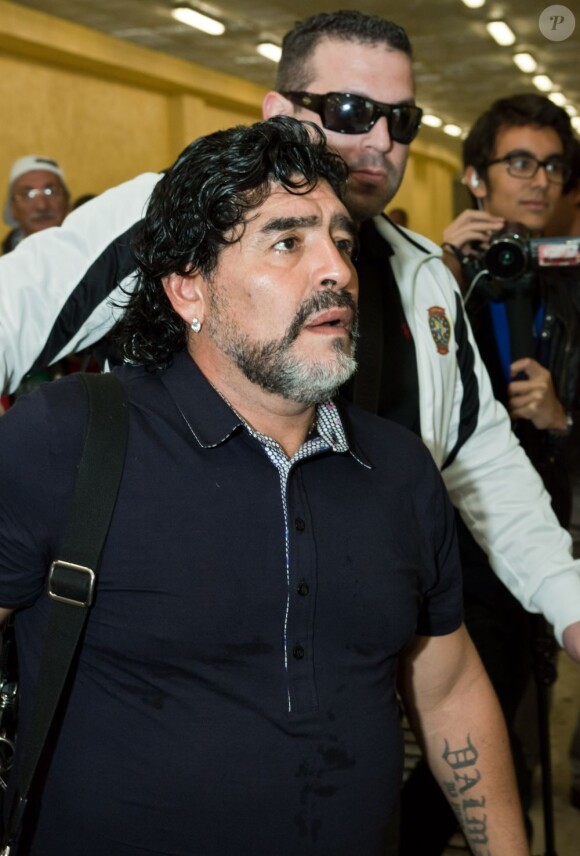 Diego Maradona en Russie en mai 2011